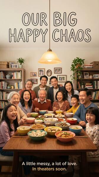 《团圆饭》高清家庭视频海报